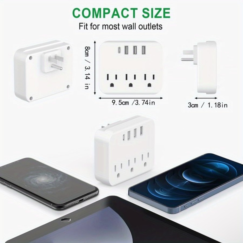 Power Strip with USB Ports - Picture 4 of 5